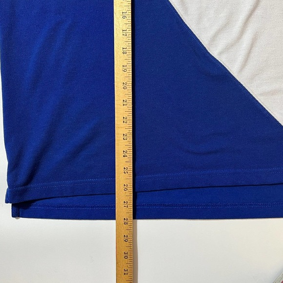 NEW YORK GIANTS Mens Polo Shirt Embroidered Striped XL NFL Football - Picture 5 of 10